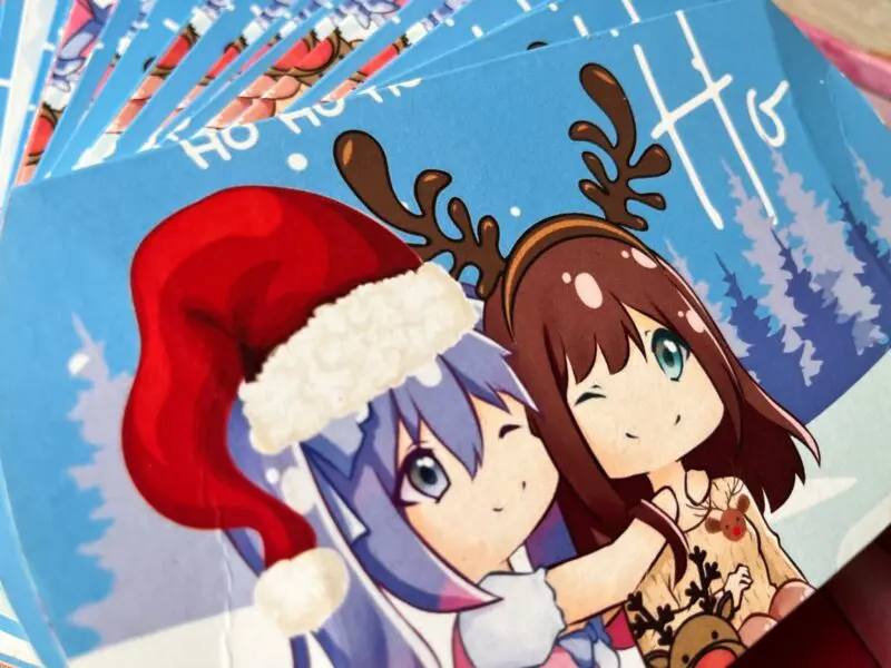 24x Adventskalender Kissen Schachteln Chibis