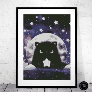 Tiny Tami,Falling Stars 50×70 eckige Steine