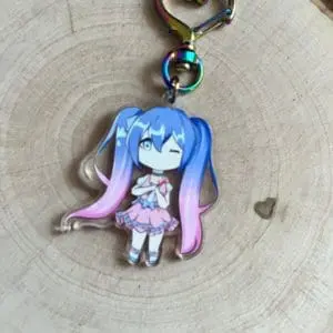 Schlüsselanhänger Blumen Pichu