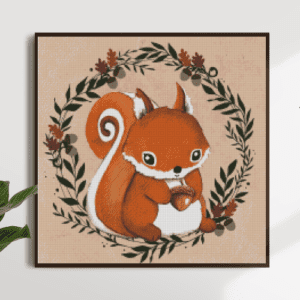 Tiny Tami, Eichhörnchen Erna 50×50 eckige Steine