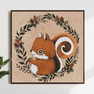 Tiny Tami, Eichhörnchen Emma 50×50 eckige Steine