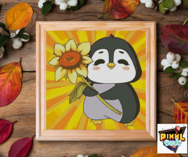 Pixxldude- Pingu sunflower (40x40)