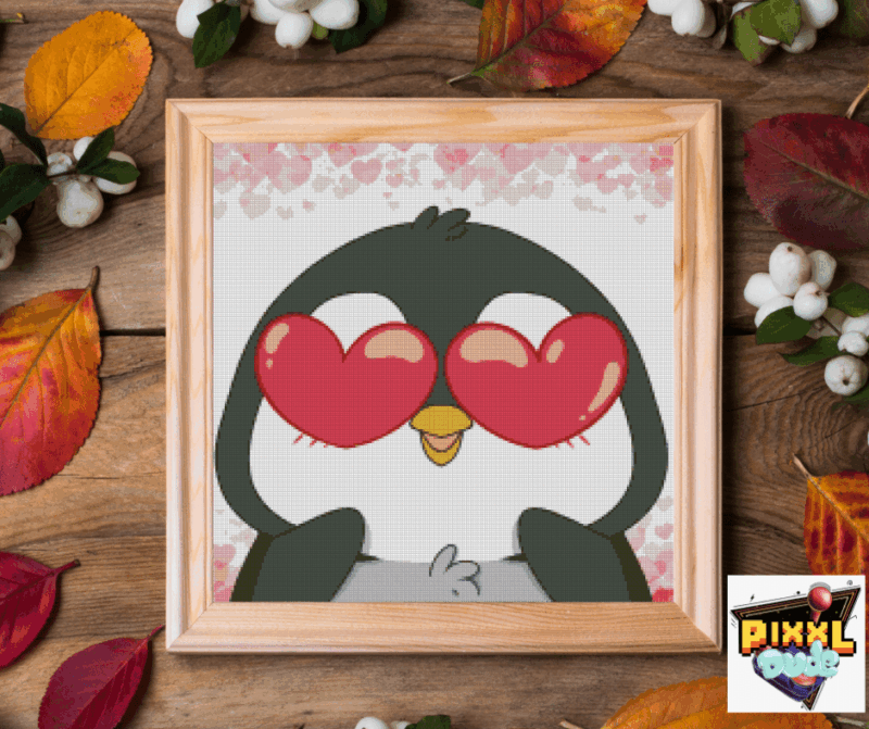 Pixxldude- Love Pingu (40x40)
