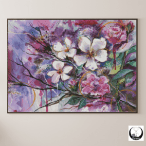 Harena Artwork, Flowers 50x70 eckige Steine