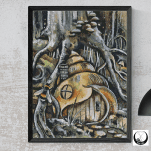 Harena Artwork, Schneckenhaus 50x70 eckige Steine