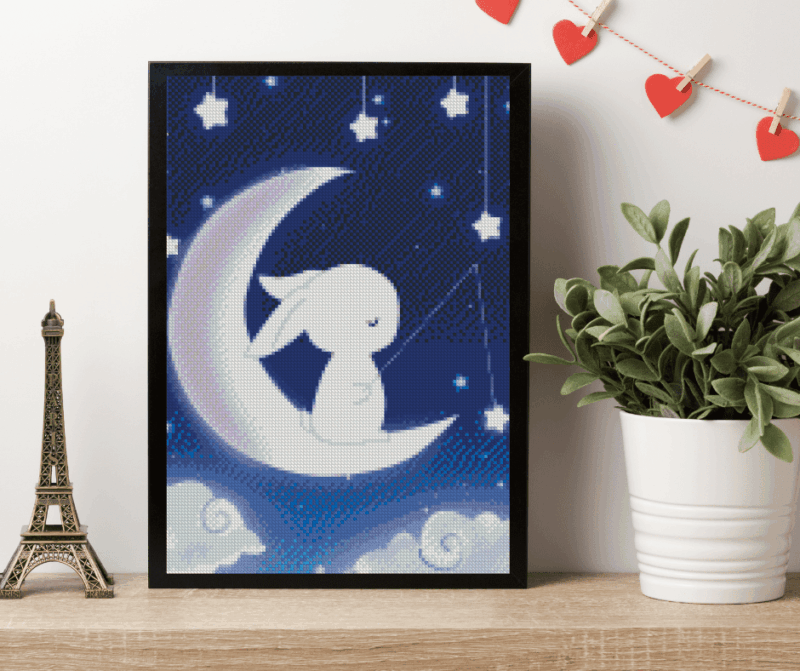 Tiny Tami, Mondhasi 30×40 Eckige Steine