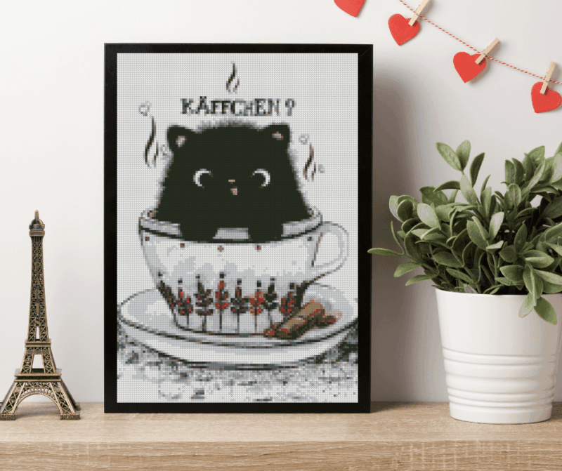 Tiny Tami, Kaffee 30x40 Eckige Steine