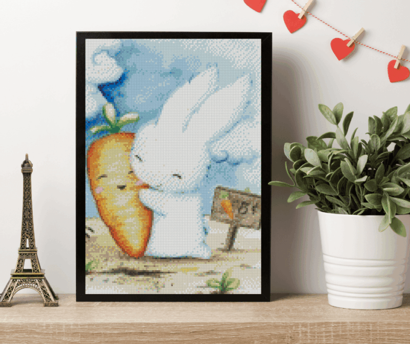 Tiny Tami, Volle Möhre 30×40 Eckige Steine