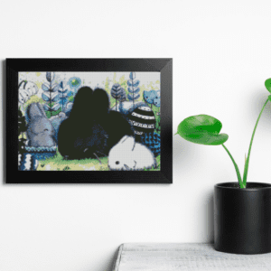 Tiny Tami, Osterhäschen 30×40 Eckige Steine