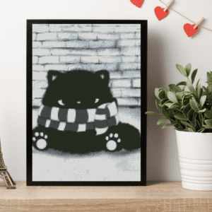 Tiny Tami, Kranker Moo 30×40 Eckige Steine