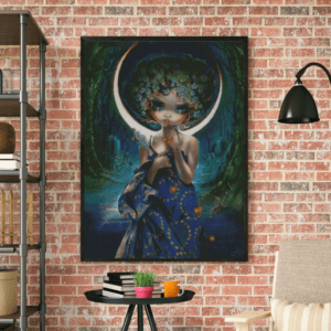 Jasmine Becket-Griffith, The Moon 120×80 Eckige Steine (66 Farben)