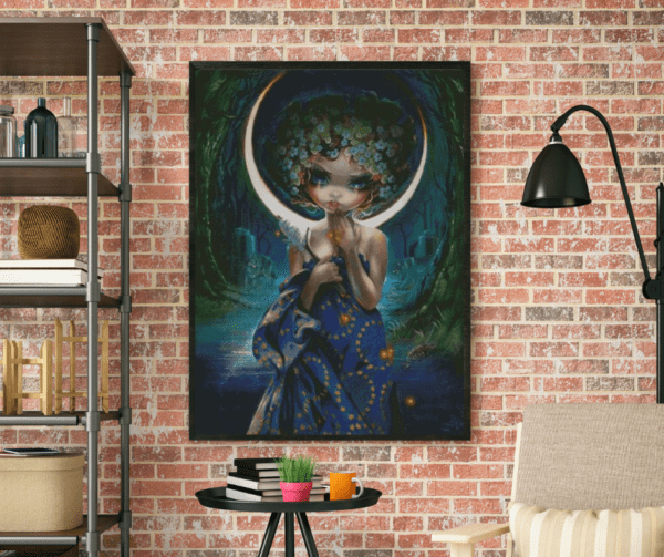 Jasmine Becket-Griffith, The Moon 120×80 Eckige Steine (66 Farben)