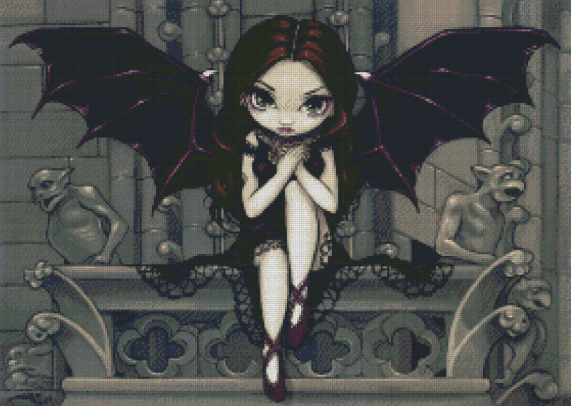 JasmineBecketGriffith_GargoylesOfNotreDame 50x70