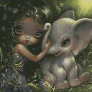 JasmineBecketGriffith_ElephantFriend 50x60