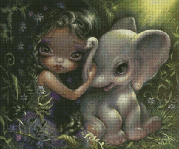 JasmineBecketGriffith_ElephantFriend 50x60