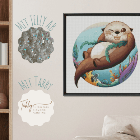 Startseite 34 Valyovanka - Happy Otter 50x50 Mit Jelly AB und Tabby