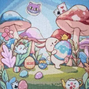 Osterbild by Valyovanka 50x50 Eckig