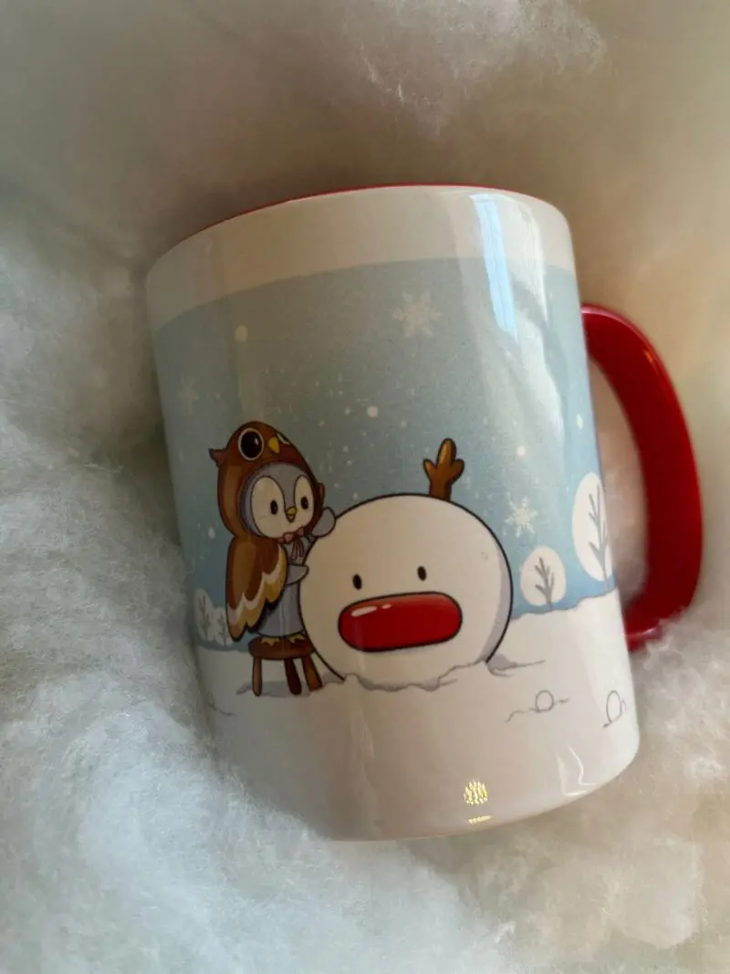 Weihnachtstasse Pingu Rundumdruck