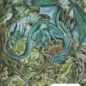 Harena Artwork, Drache 70x90 56 Farben