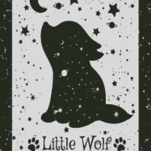 Tiny Tami,Little Wolf 50x70 20 Farben