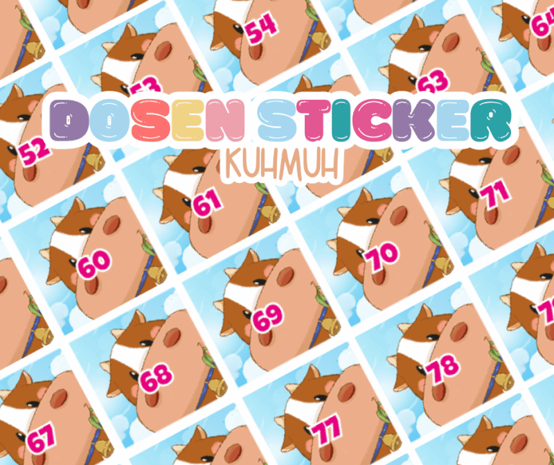 Ø20mm Runde Dosen Sticker Bogen Zahlen 1-94 Kuhmuh