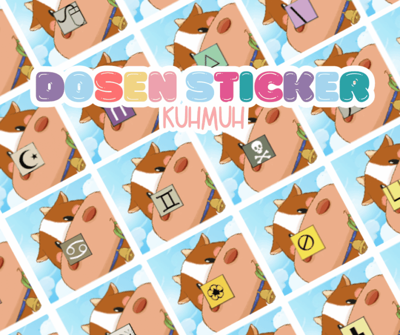 Ø20mm Runde Dosen Sticker Bogen Symbole - Kuhmuh