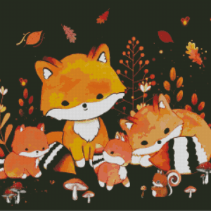 Tiny Tami, Fuchs Familie 60x80 100 Farben