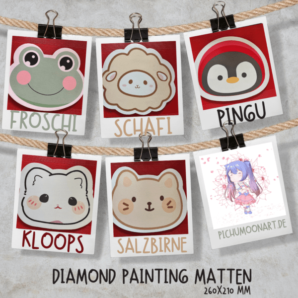 Diamond Painting Matte Tiere