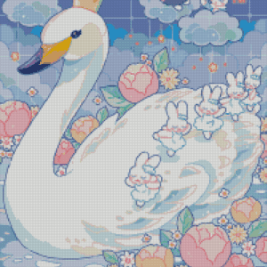 Hiroko Swan 50x70 56 Farben
