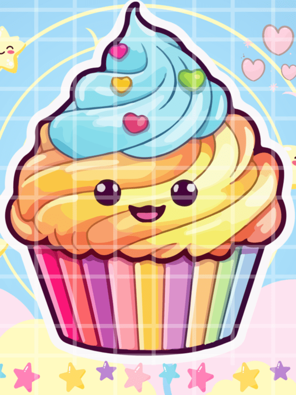 Happy Cupcake 30x40 FULL FAIRY DUST