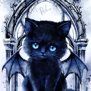 Tiny Tami, Demoncat lillith 50x70 56 Farben
