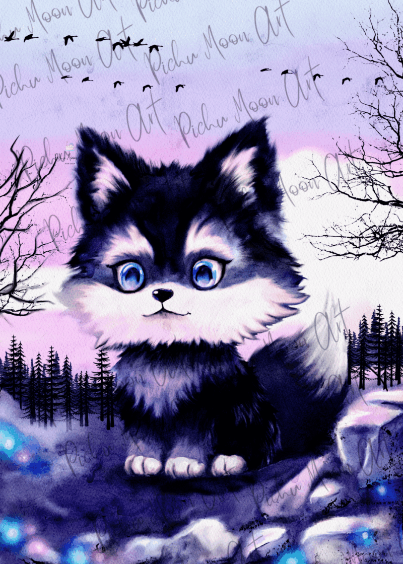 Tiny Tami, Wilbur Wolfi 50x70 56 Farben