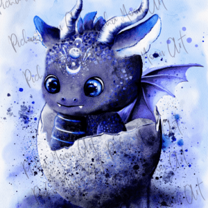 Tiny Tami, Monddrache Moony 50x70 56 Farben