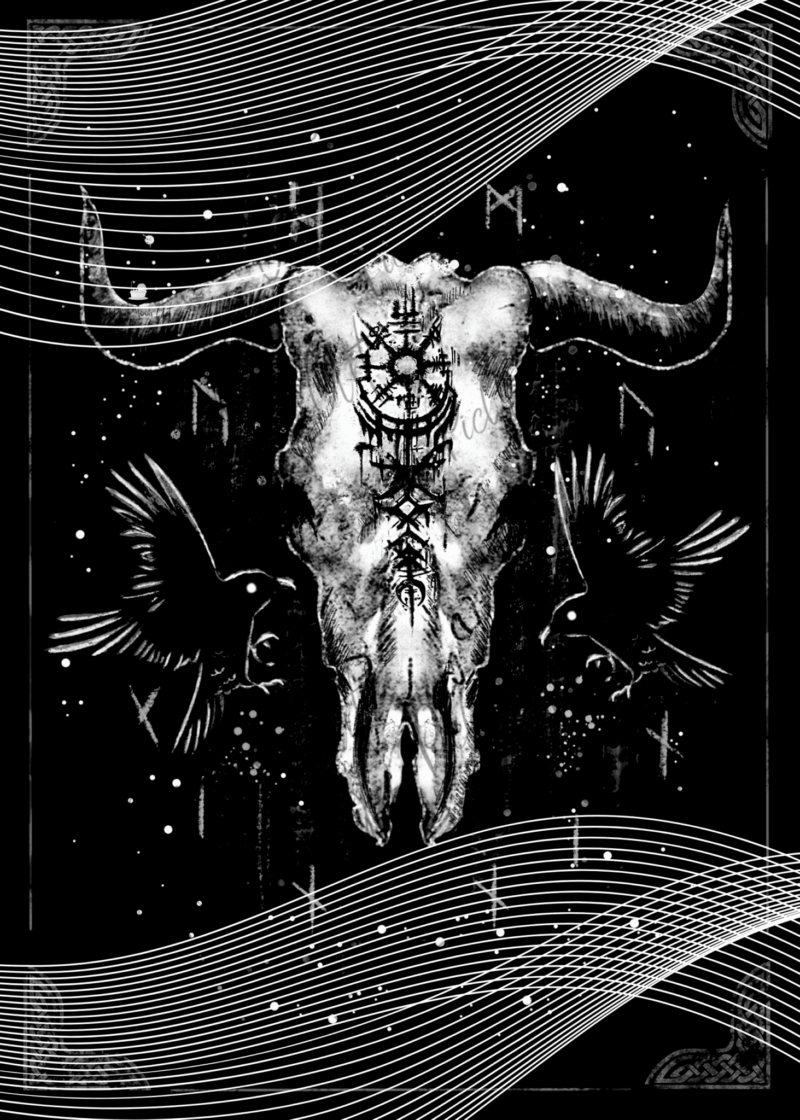 Tiny Tami, Hugin und Munin 50x70 56 Farben