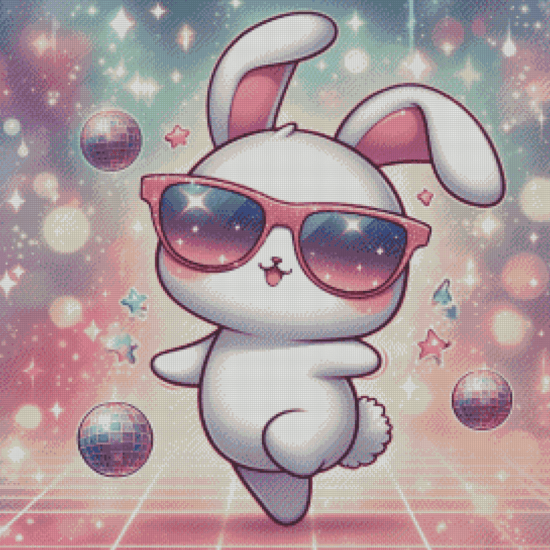 Salzkatze.ai 50x50 Party Animal – Hasi | Ai Art