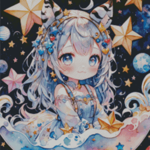 Sakura.ai Star light 50×65 | Ai Art