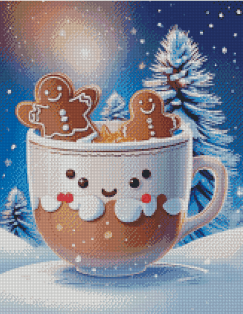 Sakura.ai Cup and Ginger 30x40 | Ai Art