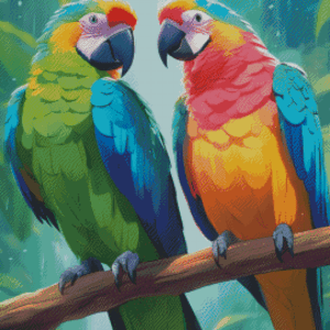 Sakura.ai Tropical Holiday 50x70 | Ai Art