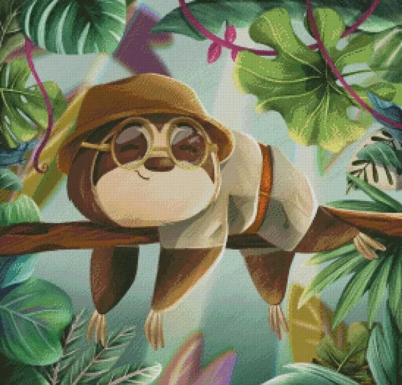 Valyovanka -Cozy Sloth 50x50