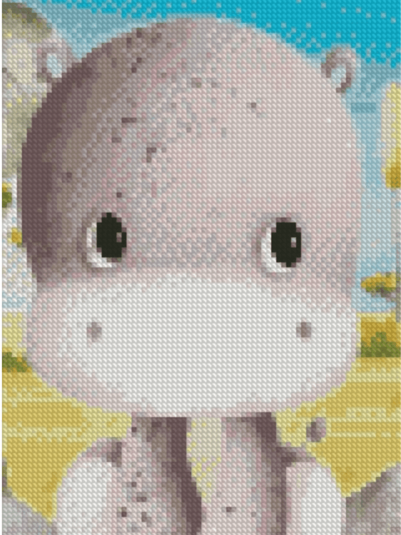 Hakuna Matata – Hippo 20×30 Eckig