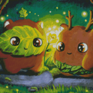Tiny Tami, Waldgeister Loving 50x70 56 Farben