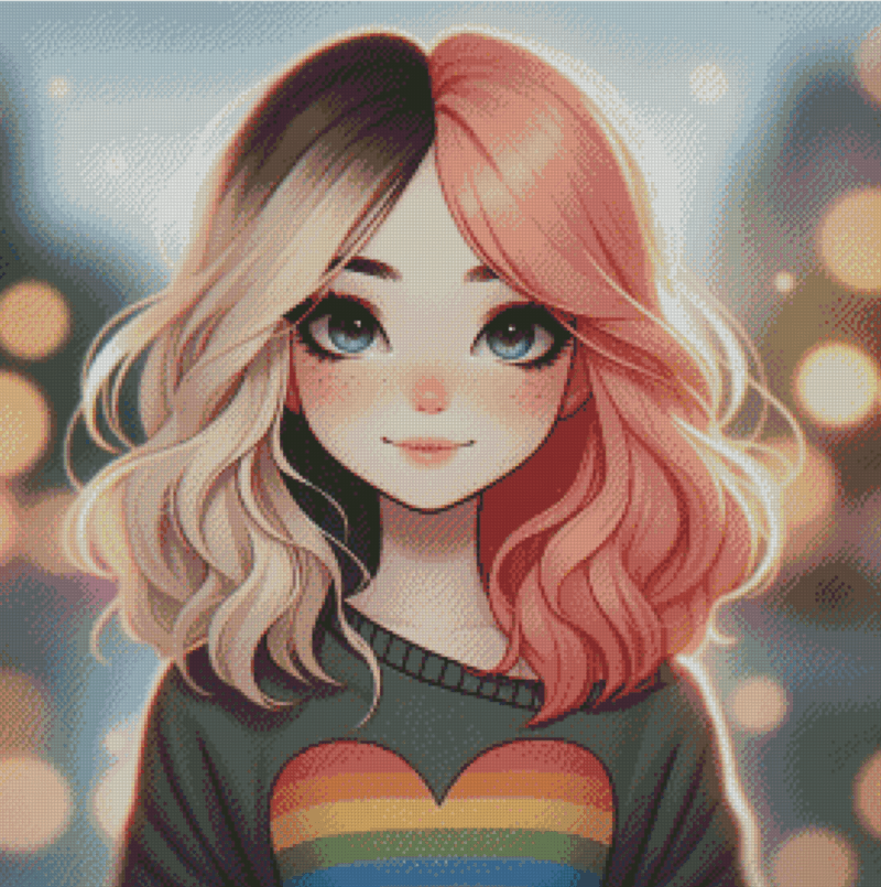 Salzkatze.ai 50x50 Pixie - Edna | Ai Art