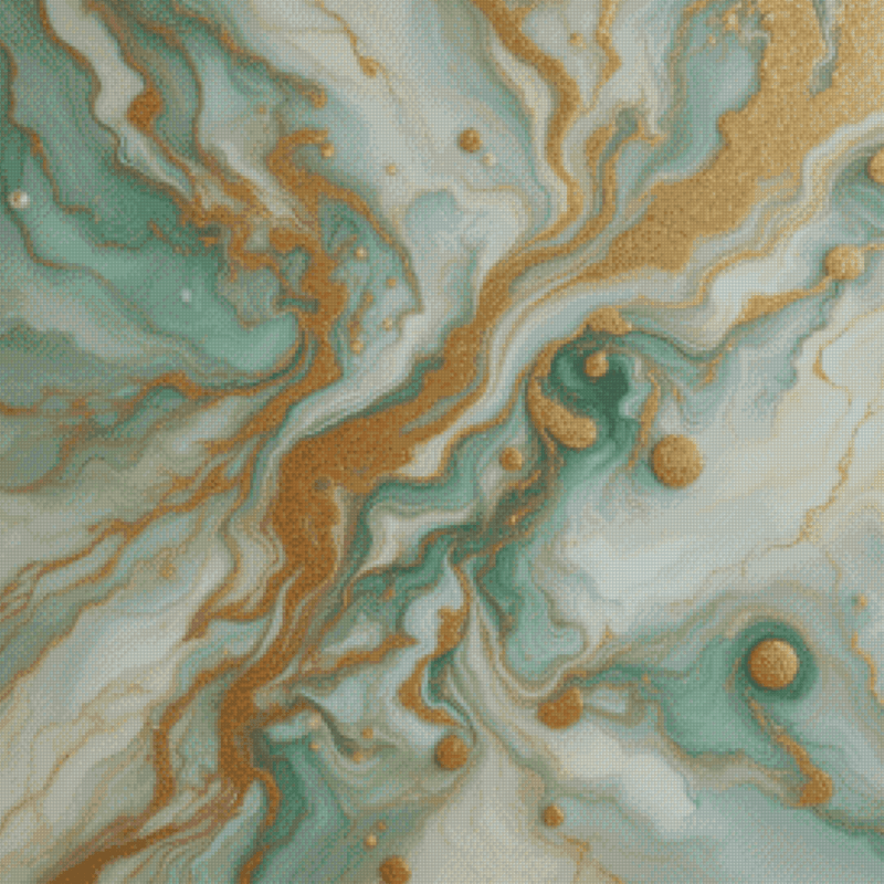 Salzkatze.ai 50x50 Marmor | Ai Art