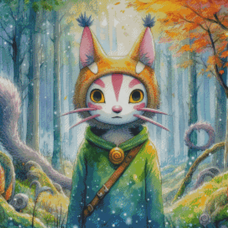 Salzkatze.ai 50x50 Yokai Nincat| Ai Art