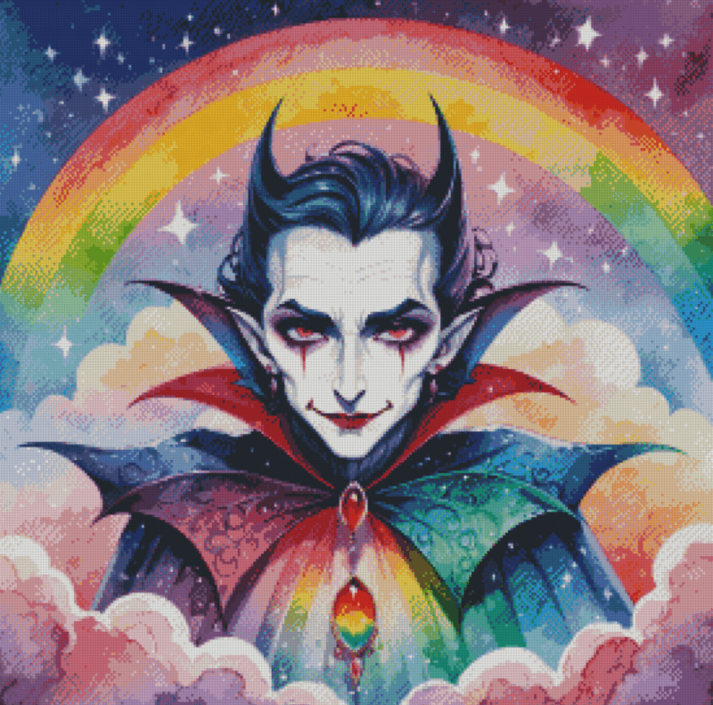 Sakura.ai Rainbow Alucard 50x50 56 Farben | Ai Art