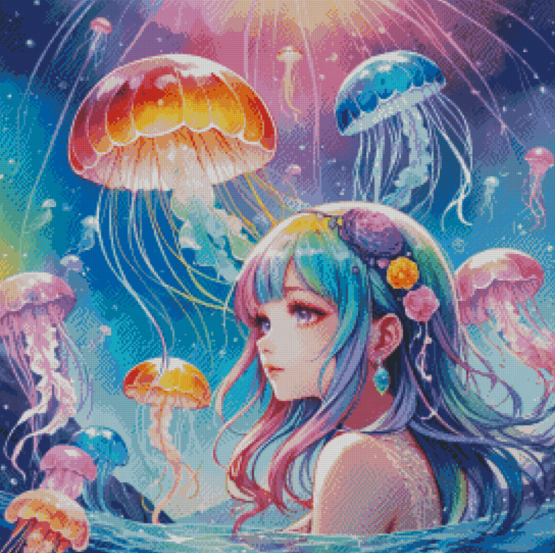 Sakura.ai Rainbow Water Magic 50x50 56 Farben | Ai Art