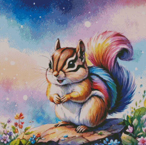 Sakura.ai Rainbow Streifi 50x50 56 Farben | Ai Art