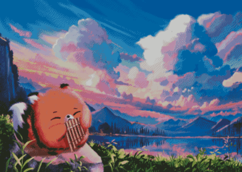 Tiny Tami, Fluting Fox 50x70 56 Farben