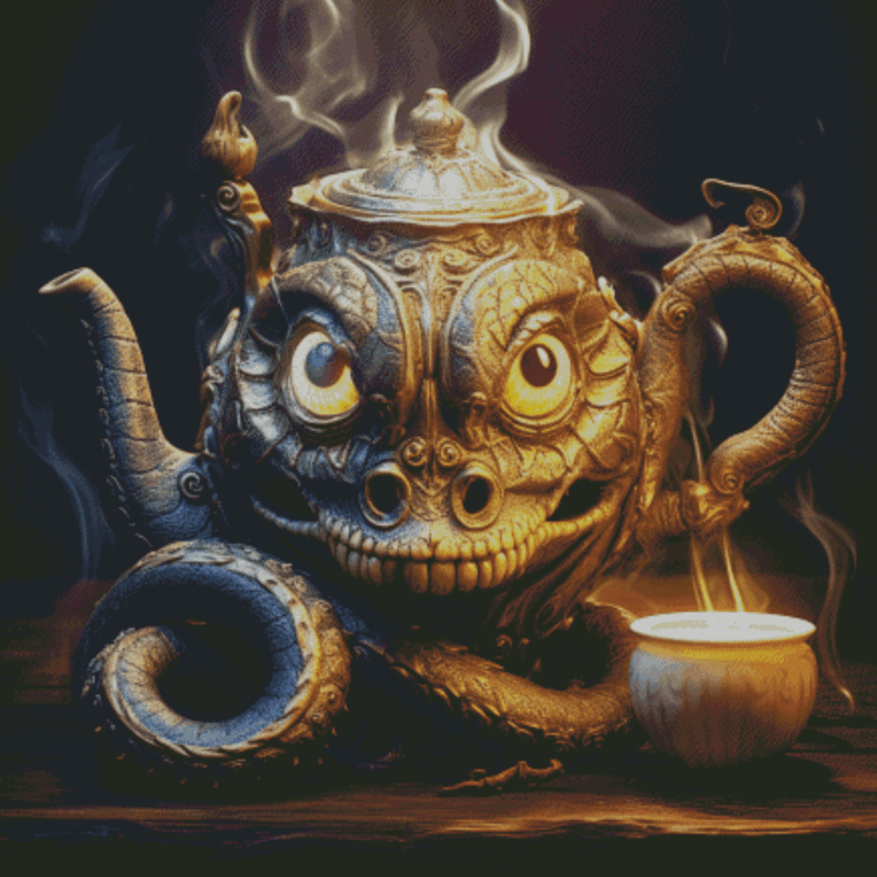 Jackie Schwabe Tea time 150 Farben 80x80 | Ai Art