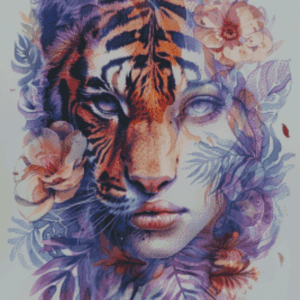 Sakura.ai be a Tiger 50x70 | Ai Art